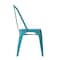 Flash Furniture Tenley Commercial Grade Distressed Blue Metal Indoor-Outdoor Stackable Chair ET-3534-COM-B-GG - alternate 3